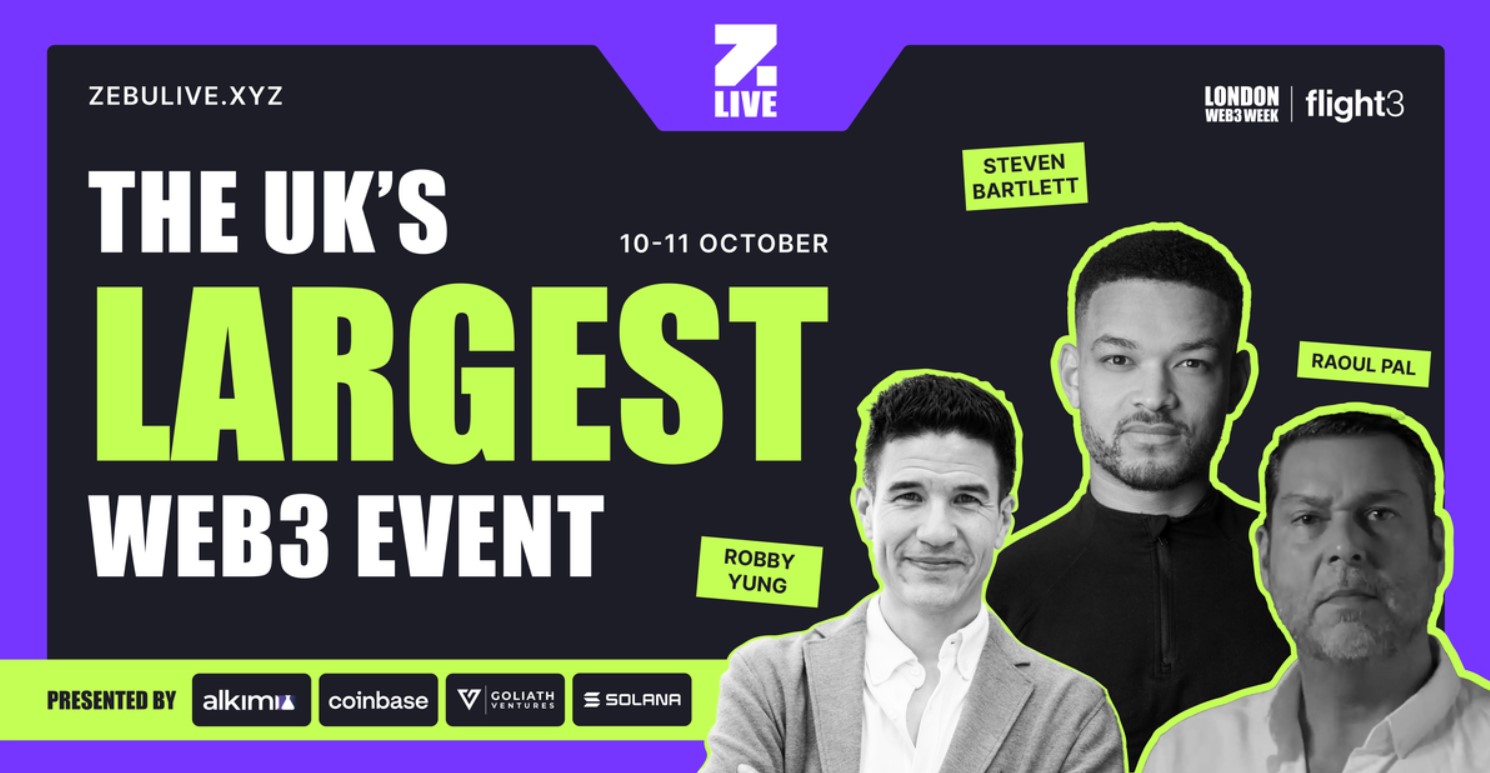 ZEBU LIVE 2024 UK's Largest Web3 Event