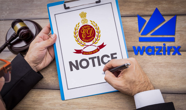 WazirX Receives Show cause Notice From Enforcement Directorate under FEMA Act.