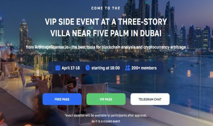 ArbitrageScannerio  Best Crypto&Web3 Event in Dubai How to make money with crypto trading, blockchain analysis in 2024