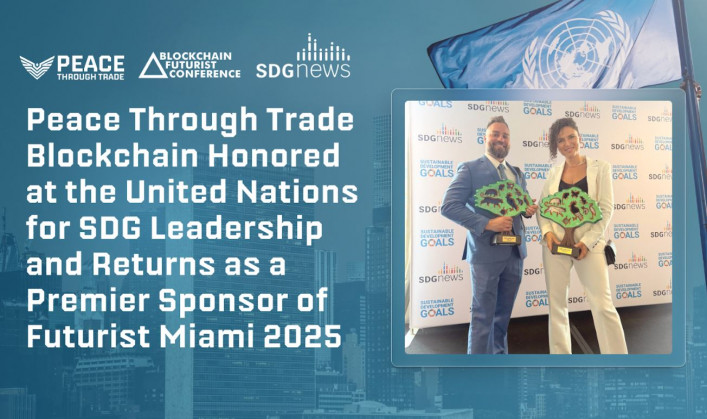 Peace Through Trade Blockchain Honored at the United Nations for SDG Leadership and Returns as Premier Sponsor of Futurist Miami 2025