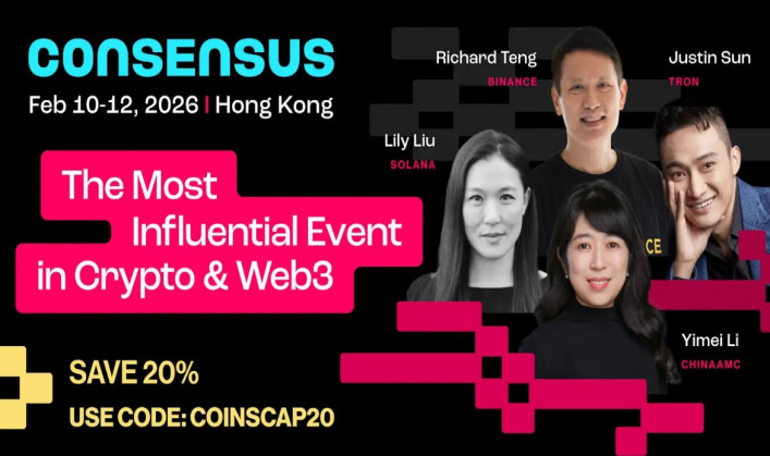 Consensus Hong Kong Unveils 2026 Speaker Lineup Featuring Binance, Solana Foundation, Grayscale, J.P. Morgan
