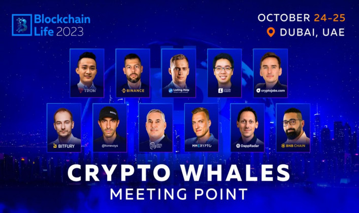 Crypto Whales are to meet at Blockchain Life 2023 in Dubai