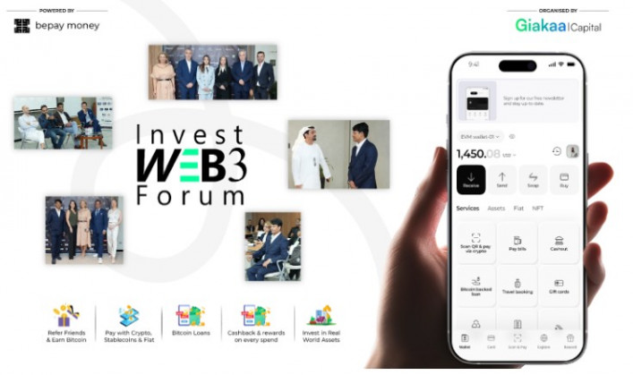 bepay money Powers Invest Web3 Forum 2025 in Dubai, Launches $1 Million Bitcoin Rewards and Merchant Settlement Innovations